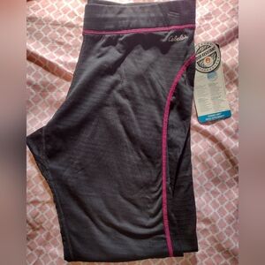Cabela's Charcoal and Fuchsia Active Leggings